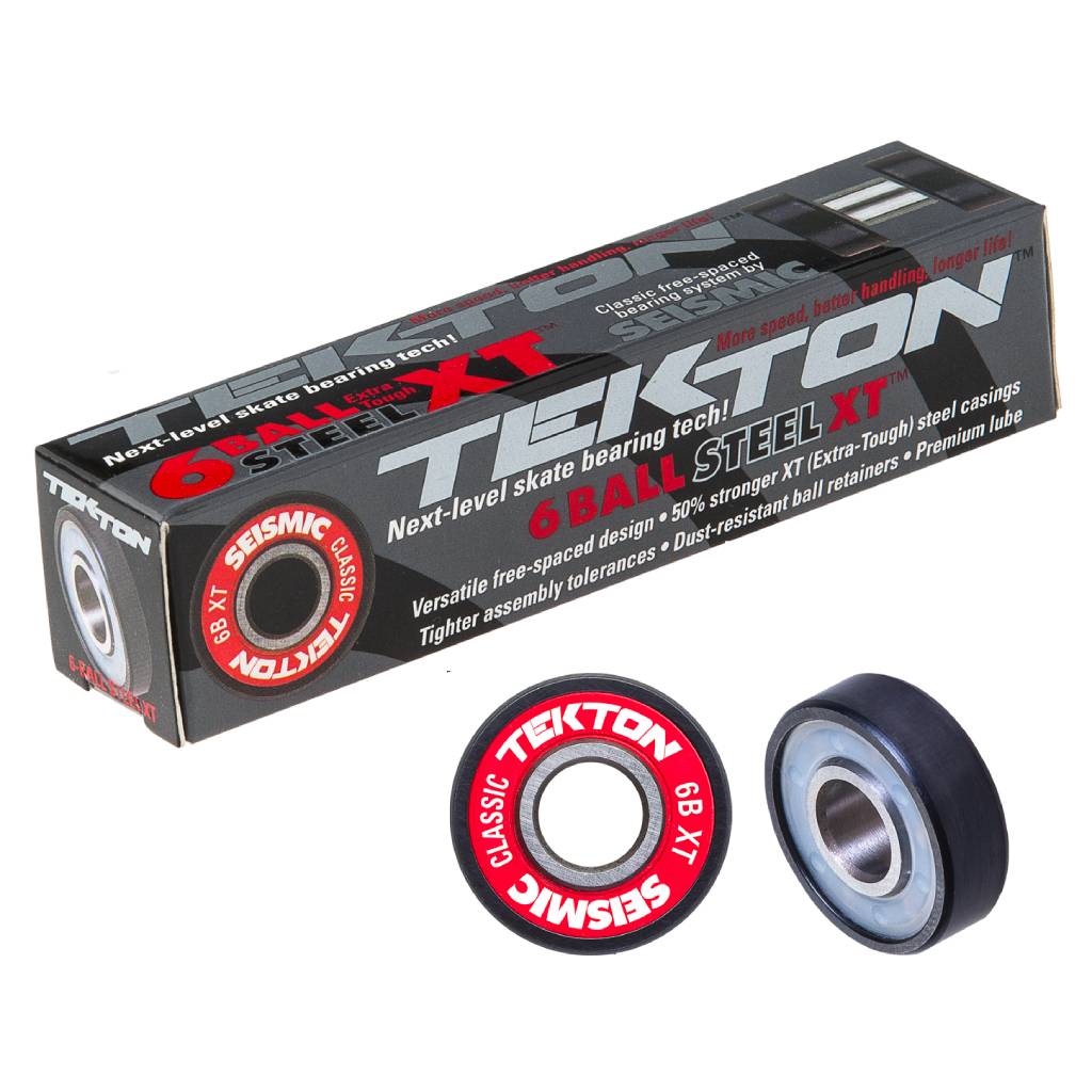 Seismic Tekton 6-Ball XT Steel Classic skateboard bearings