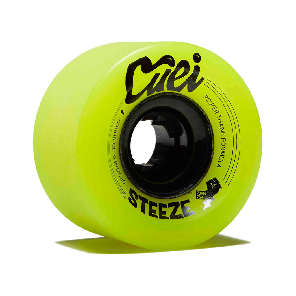 スケートボード Cuei STEEZE 75A Power Thane Cuei Steeze 70mm 75a Power Thane longboard wheels