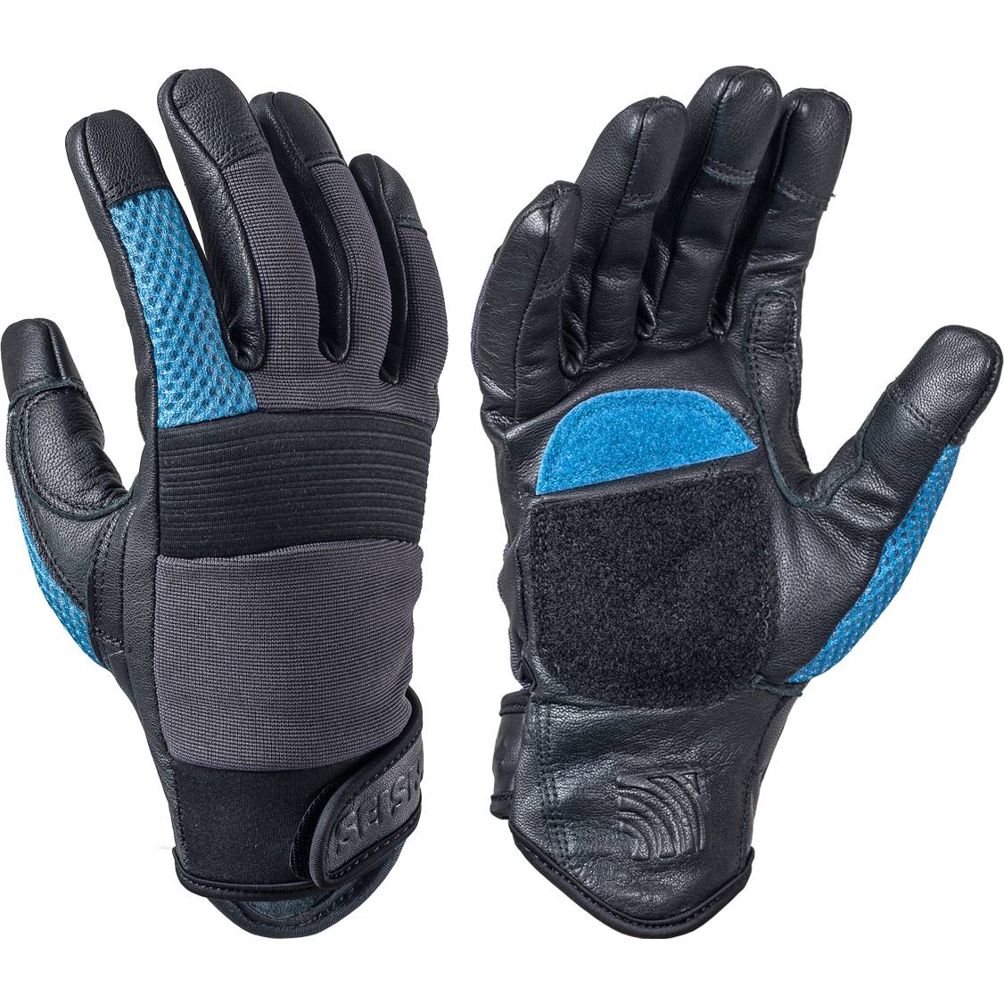 Seismic Freeride gloves in blue