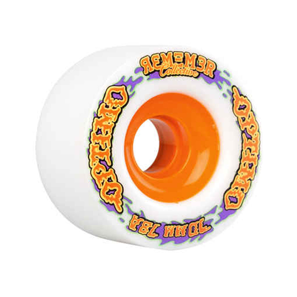 Remember Collective Optimo 70mm 78a White longboard wheels