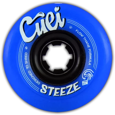 Cuei Steeze 70mm 83a Flow Thane longboard wheels