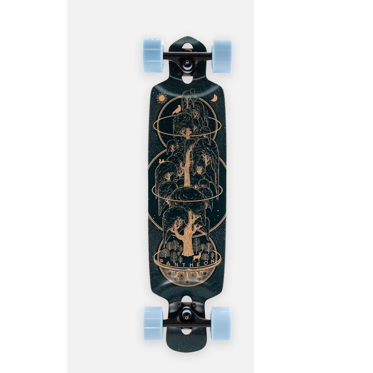 Pantheon Ember Classic commuter longboard complete