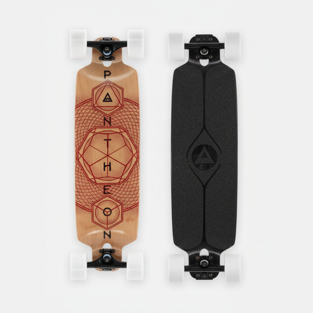 Pantheon Ember Eco commuter longboard complete