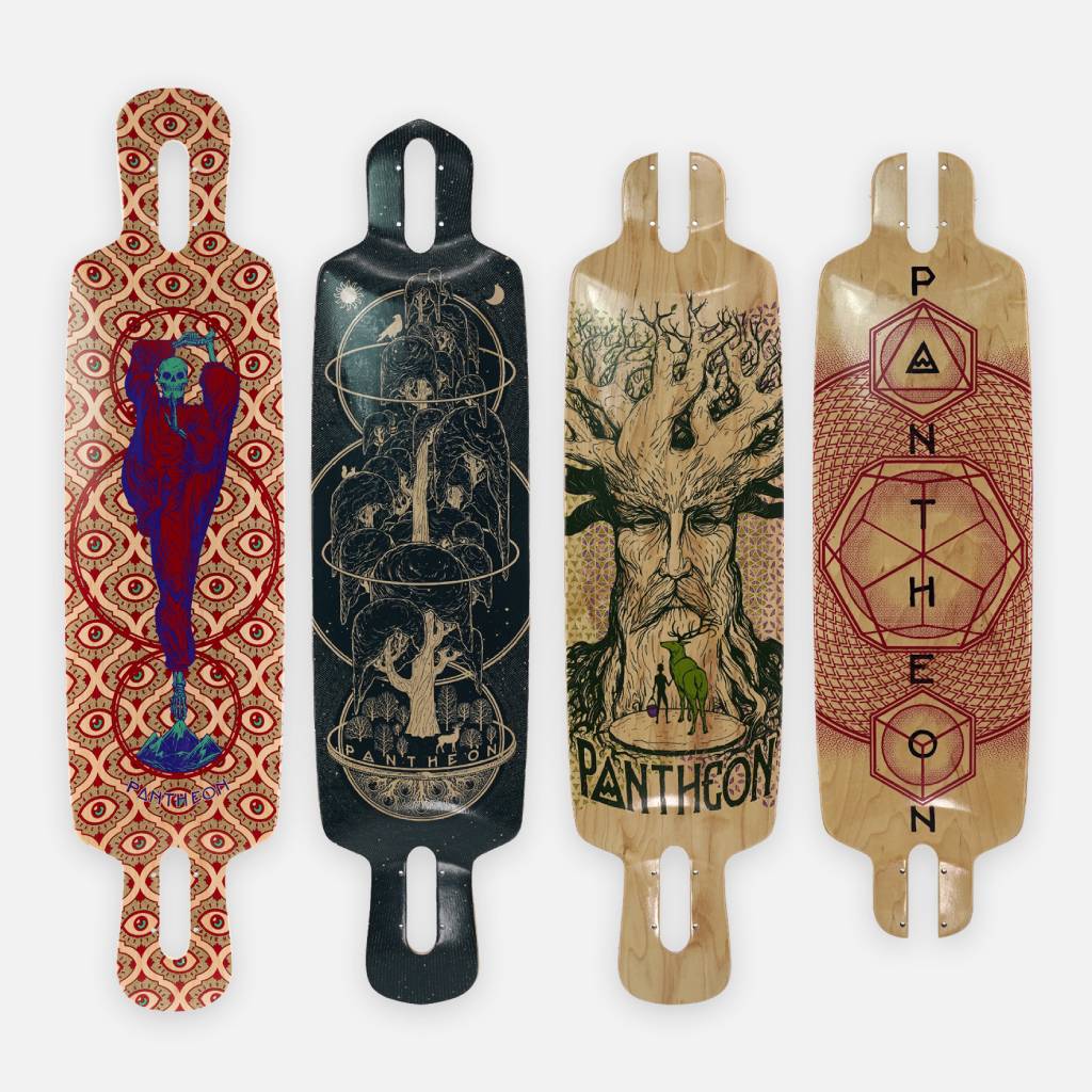 Pantheon 2024 Ember LDP longboard decks