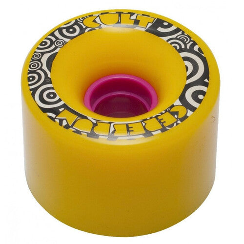 Cult Cerebrum 71mm 80a Yellow longboard wheel
