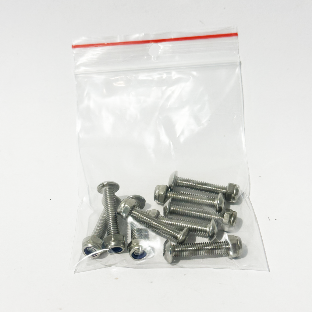 Hopkin Skate precision stainless steel M5 25mm allen panhead bolts