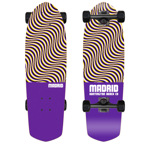 Madrid Complete Picket Illusion Purple 28.5" x 8.25"