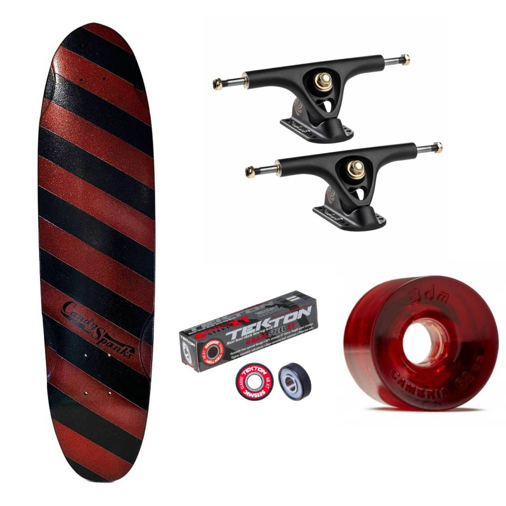 Candy Spanks Granicus red stripe cruiser complete