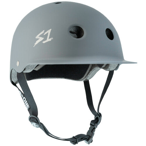 S-One Lifer Brim Helmet in Grey Matte
