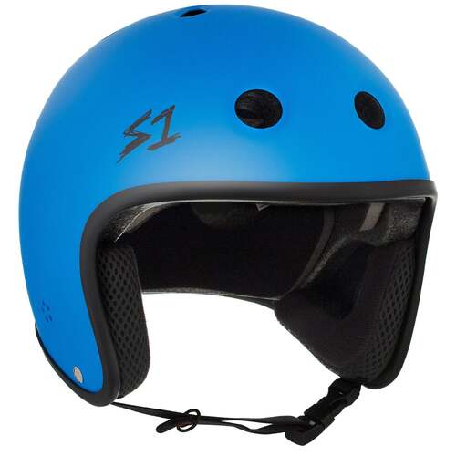 S-One Retro Lifer Helmet in Cyan Matte