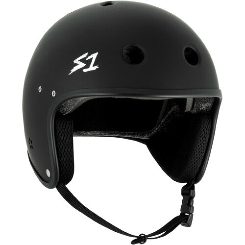 S-One Retro Lifer E-Helmet Helmet in Black Matte