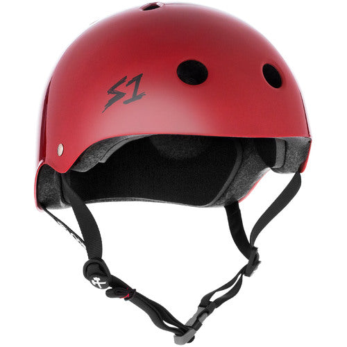 S-One Mega Lifer Helmet in Blood Red Gloss