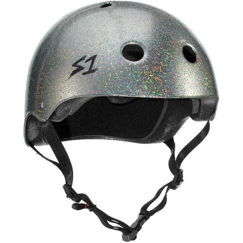 S-One Mega Lifer Helmet in Silver Glitter