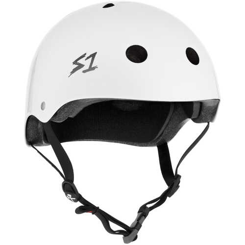 S-One Mega Lifer Helmet in White Gloss