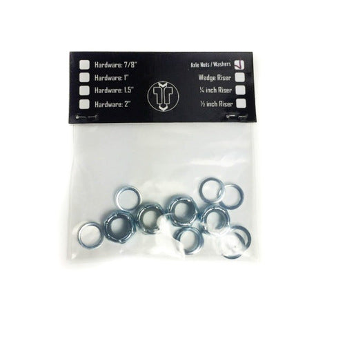 Trinity Axle Pack 4 x Nuts and 8 x Washers