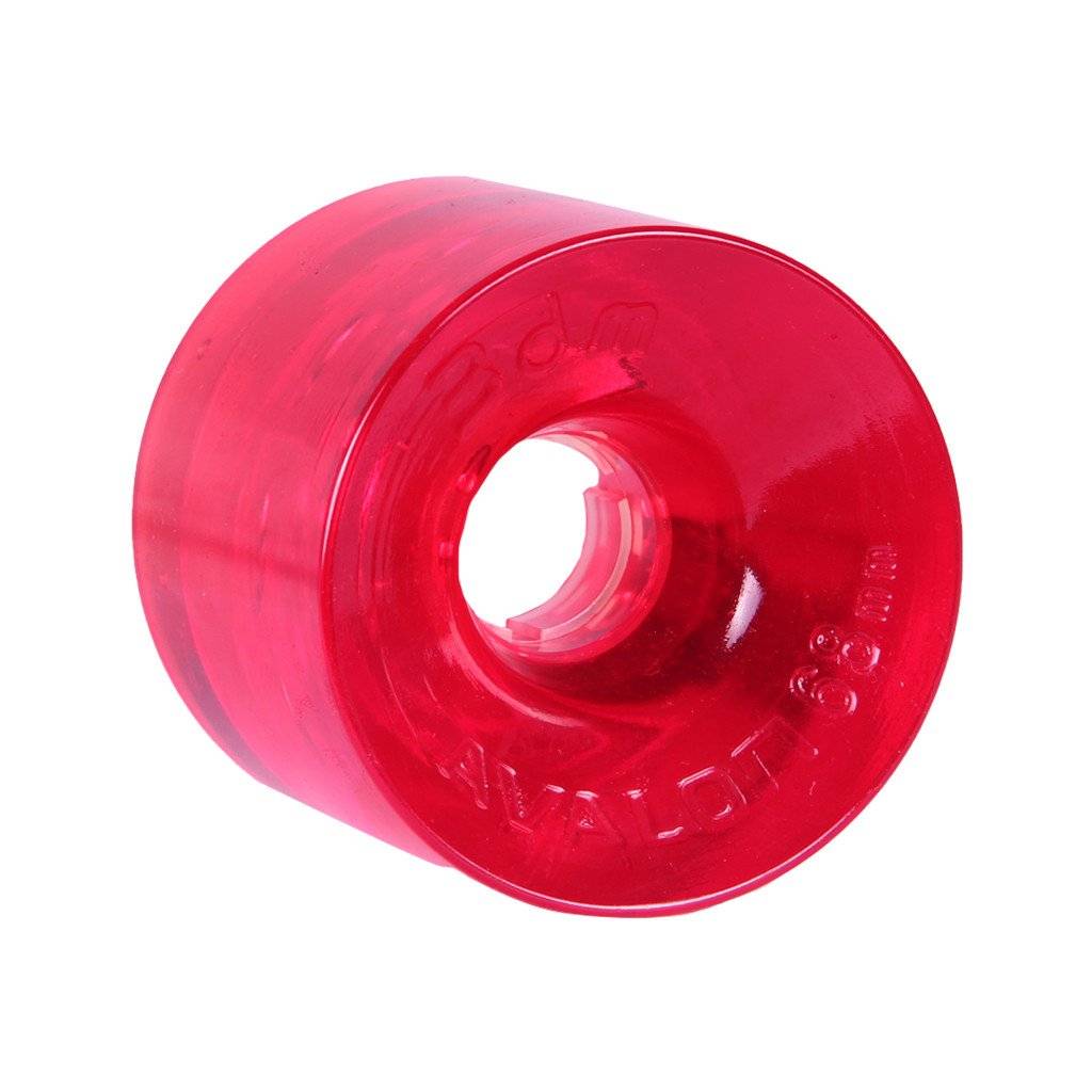 Seismic 3DM Avalon 68mm 78a clear red longboard wheels