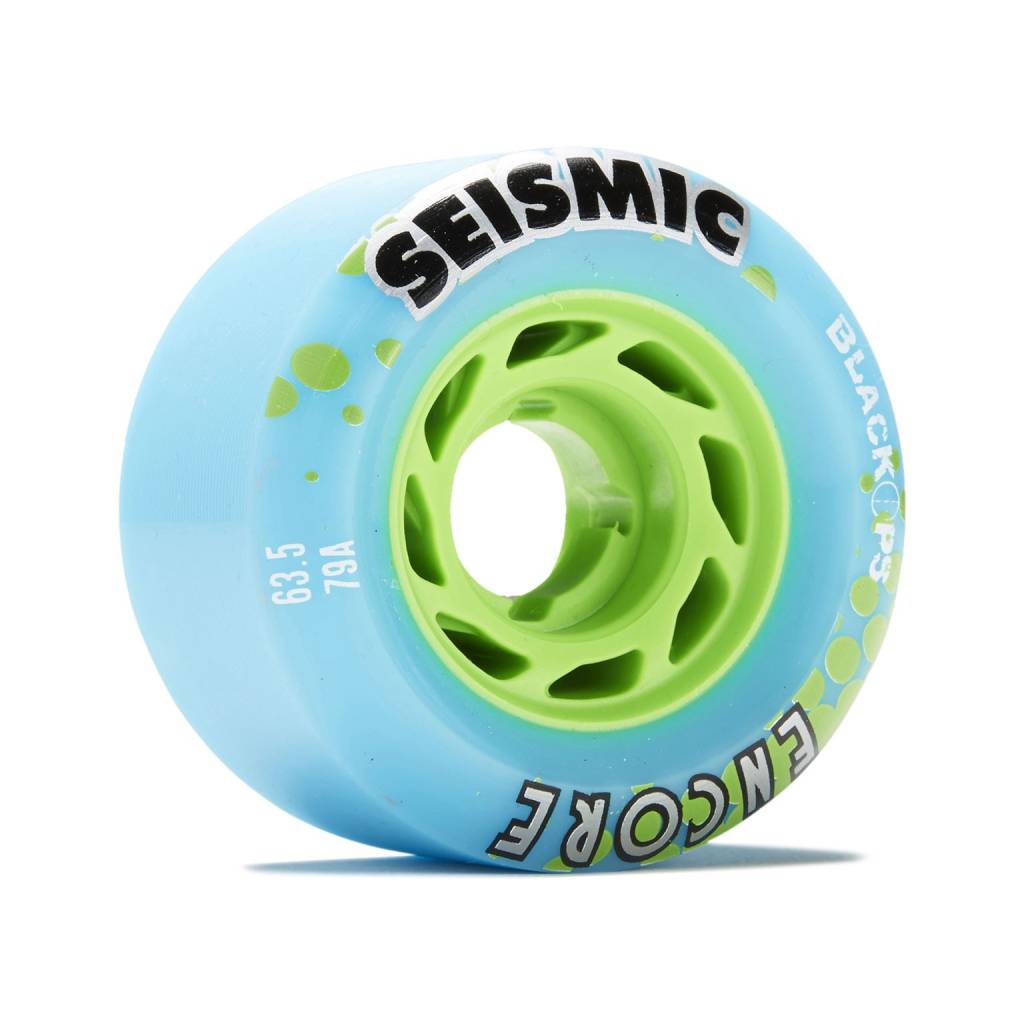 Seismic Encore 63.5mm 79a BlackOps longboard wheels