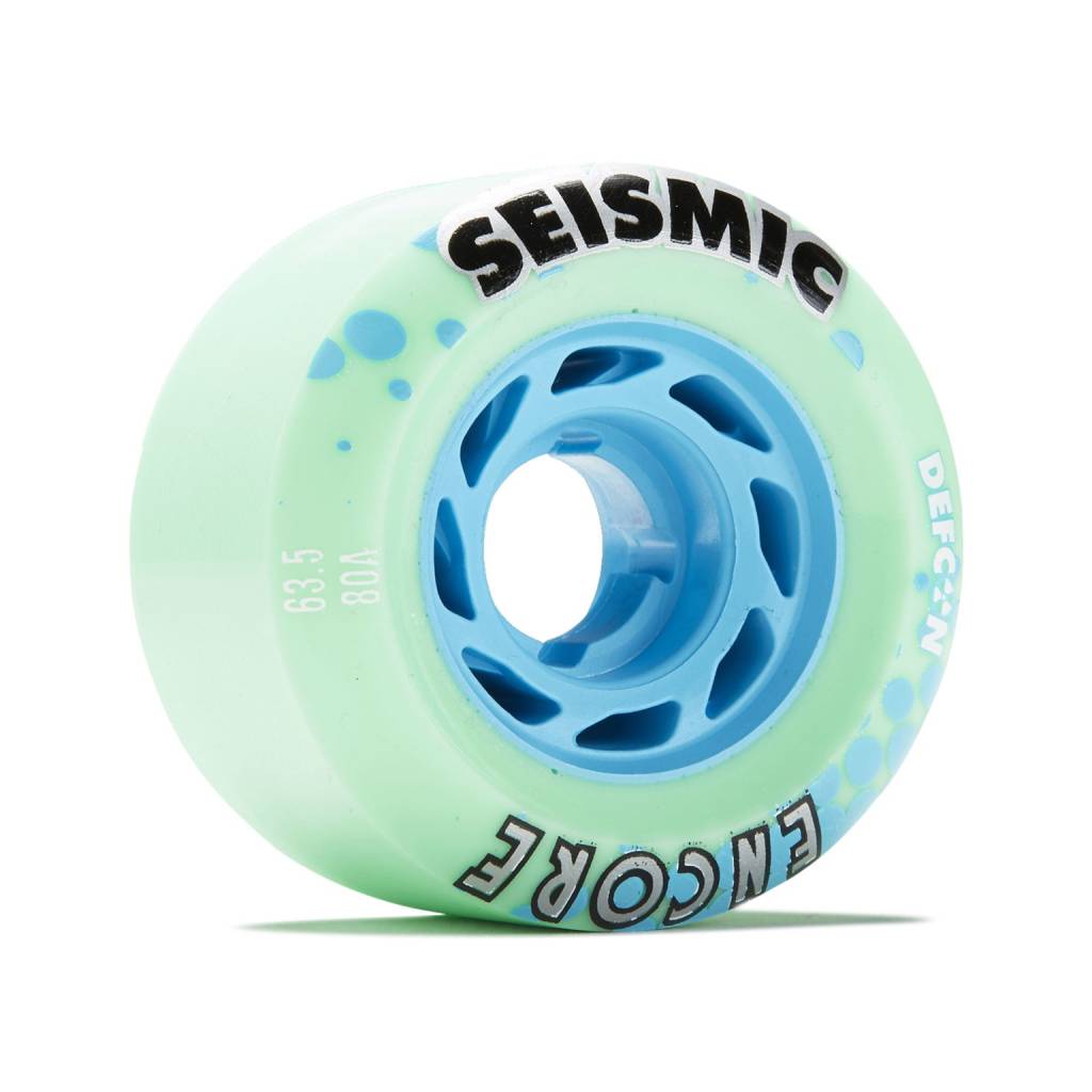 Seismic Encore 63.5mm 80a Defcon Mint longboard wheels