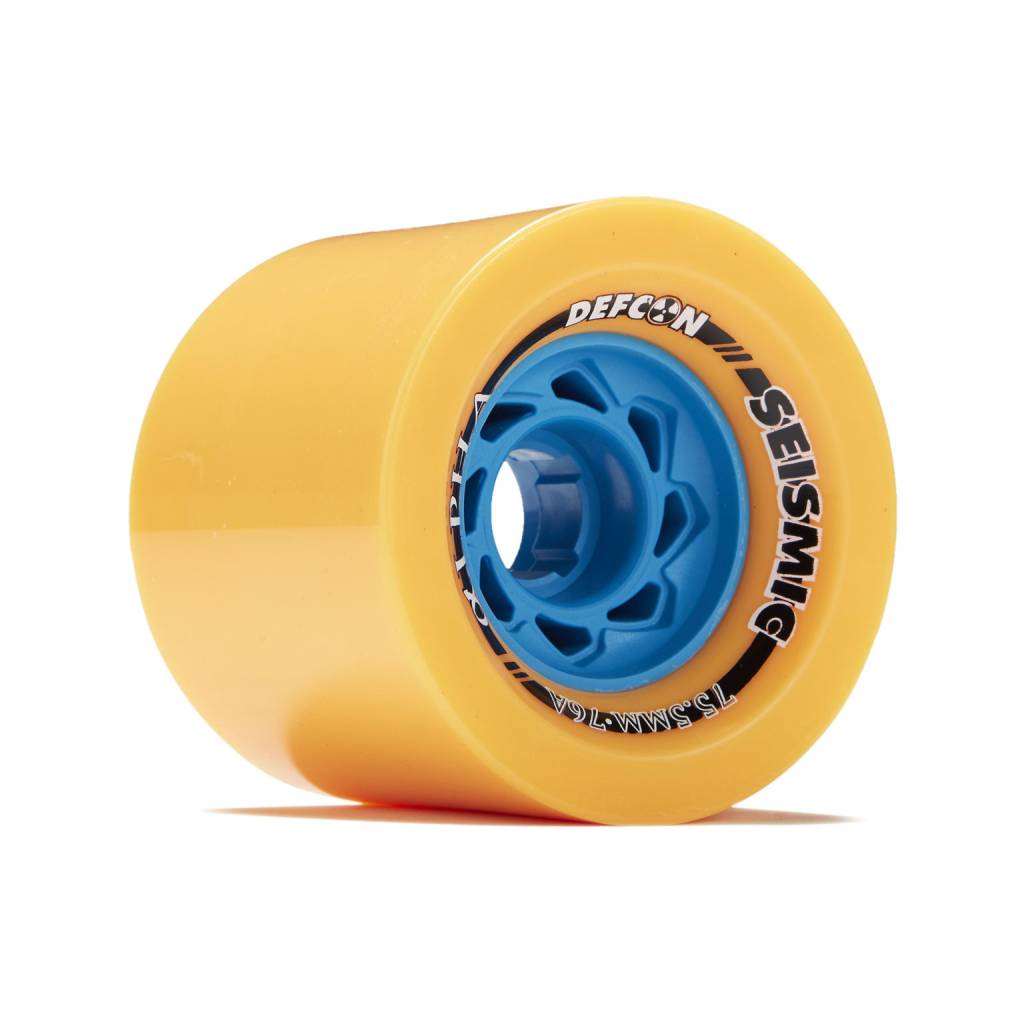 Seismic Alpha 75.5mm 76a Defcon Mango longboard wheels