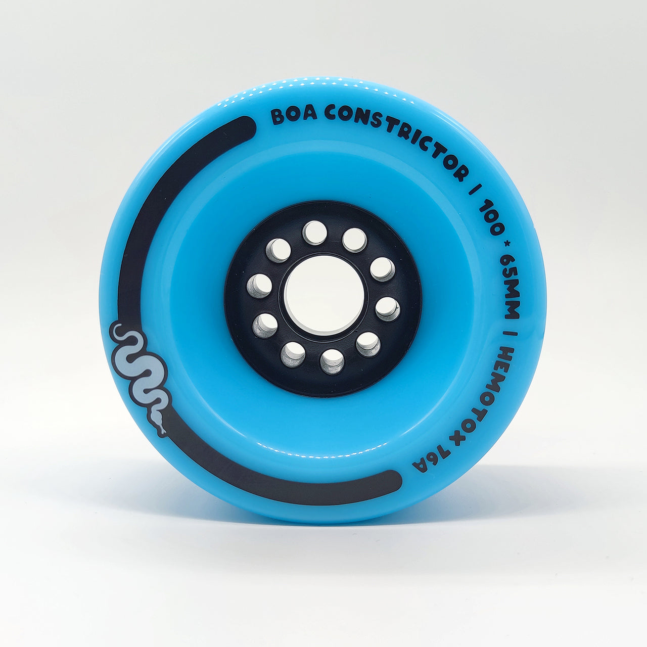 Boa Constrictor 100mm 76a ultra soft blue longboard wheels