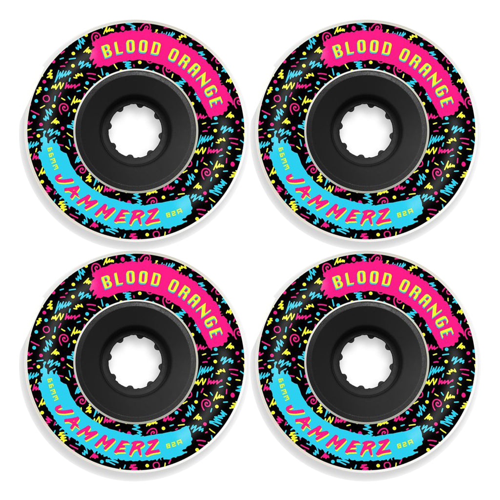 Blood Orange Jammerz 66mm 82a longboard wheels