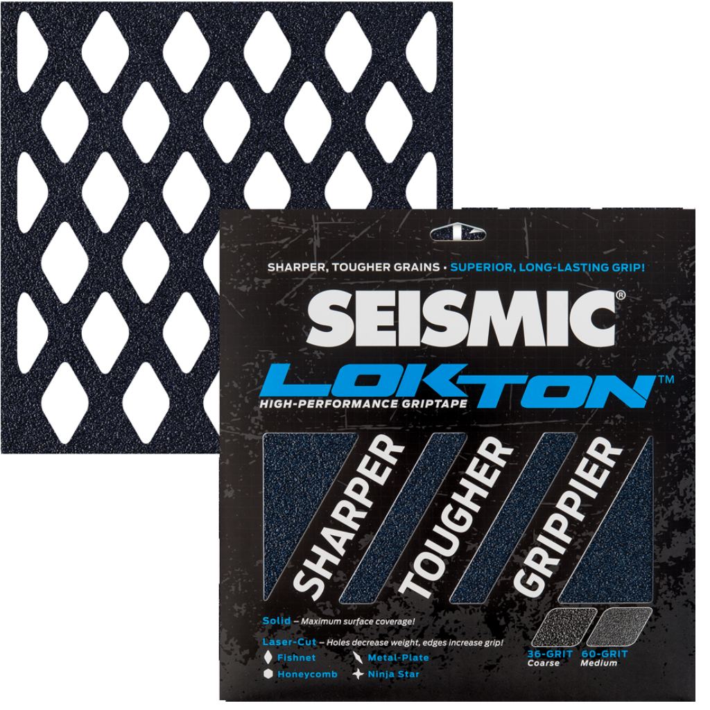 Lokton Grip Tape Diamond 60-grit 3-square pack