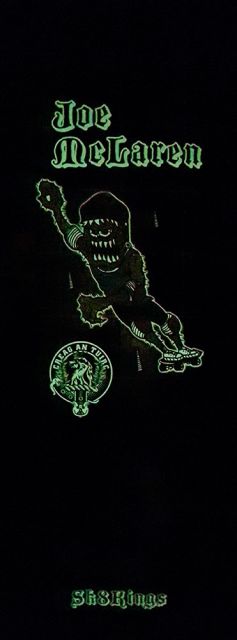 SK8Kings Axe Woody Joe McLaren pro slalom deck - 32 x 8 5/8