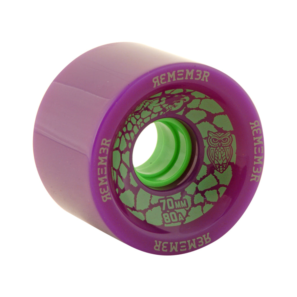 Remember Collective Savannah Slamma 70mm 78a Purple  longboard wheels