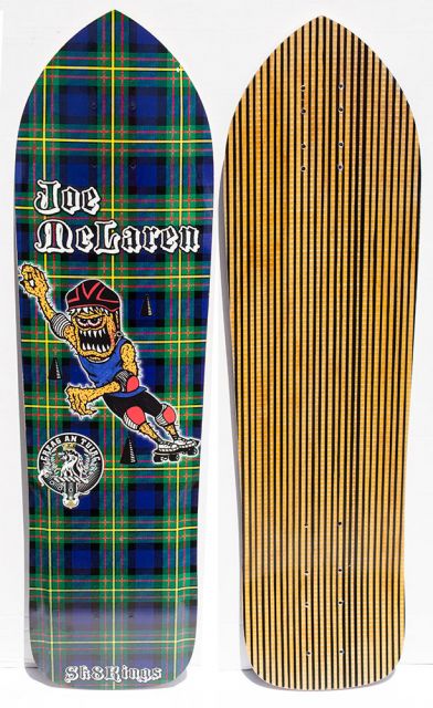 SK8Kings Ultimate Carbon Fiber Joe McLaren pro slalom deck - 32 x 8 5/