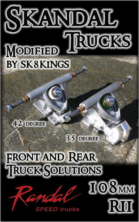 Sk8Kings Skandal - Modified Randal RII Truck - 108mm (one truck)