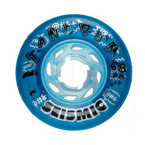 Seismic Tantrum 68mm 81a clear blue freeride wheels
