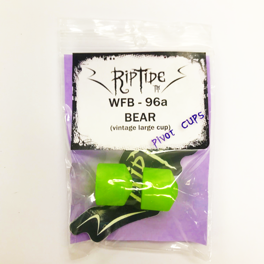 RipTide 96a Bear Grizzly vintage longboard truck pivot cups