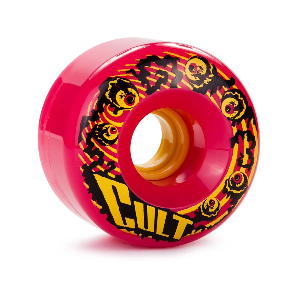 Cult Classic 70mm 80a magenta slide longboard wheel