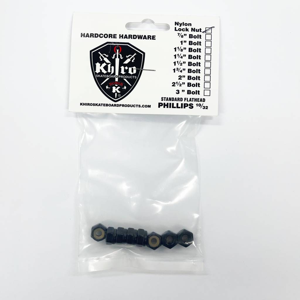 Khiro Mounting Hardware Pack - Nylon Lock Nut for bolts