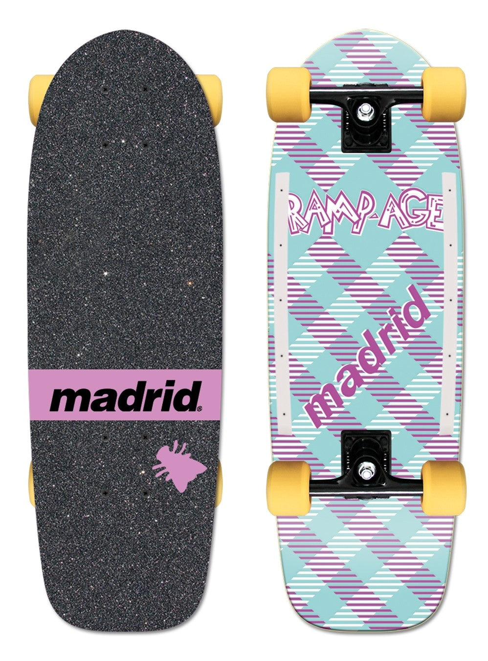 Madrid x Stranger Things Rampage complete skateboard