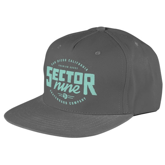 Sector 9 Lockstep grey skate hat